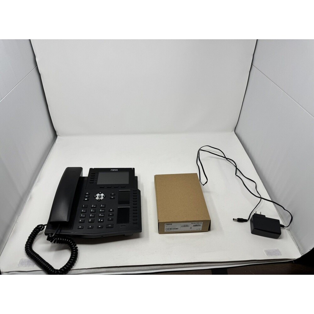 Fanvil X6U Used 20 SIP Accounts 5 lines Enterprise IP Phone HD Voice PoE
